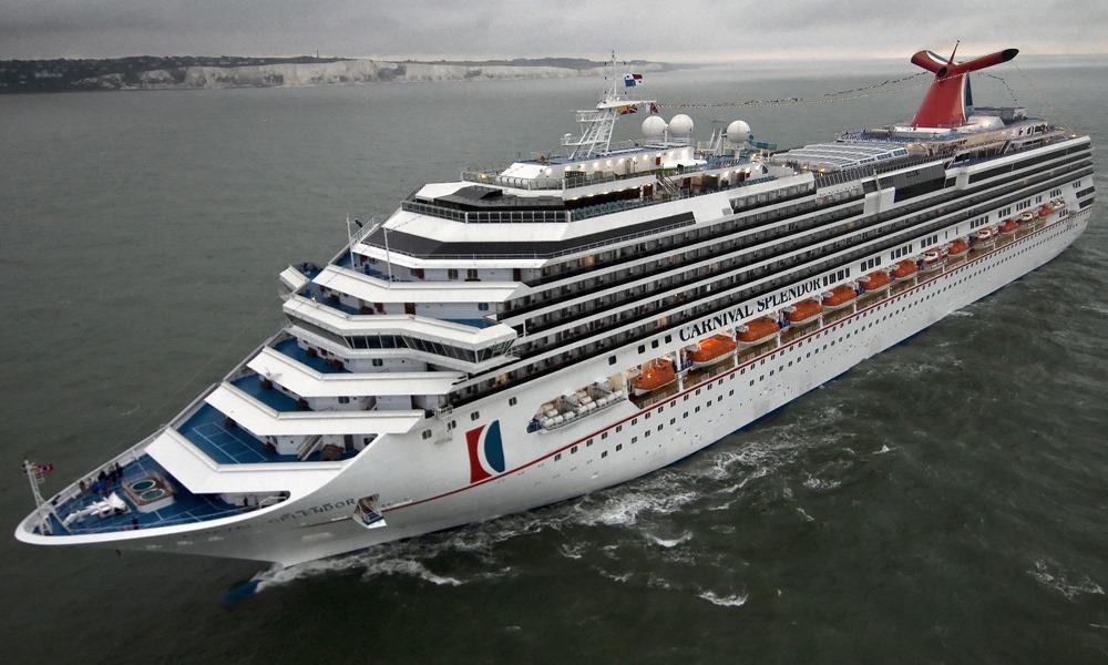 Carnival Splendor at sea