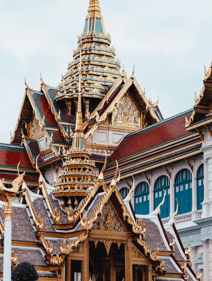 Bangkok Grand Palace golden spires